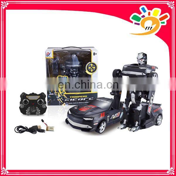 2.4G car transform robot toy Remote control car rc robot
