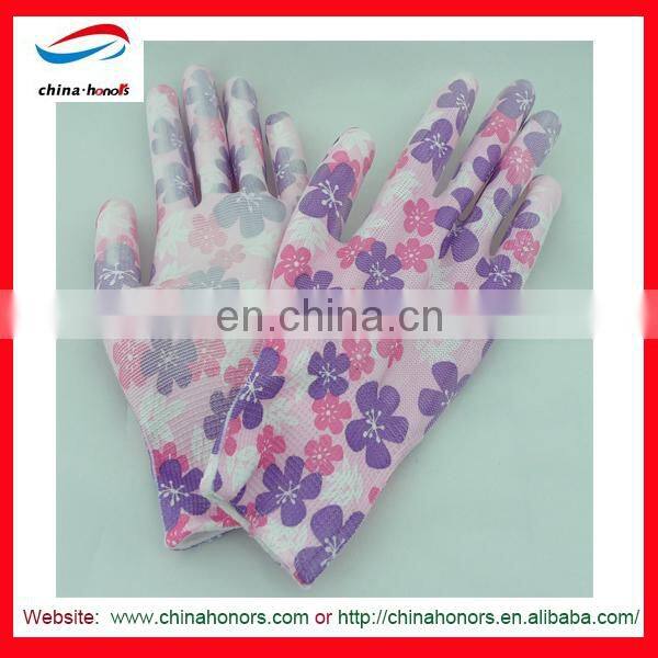 PU garden gloves/ladies garden gloves