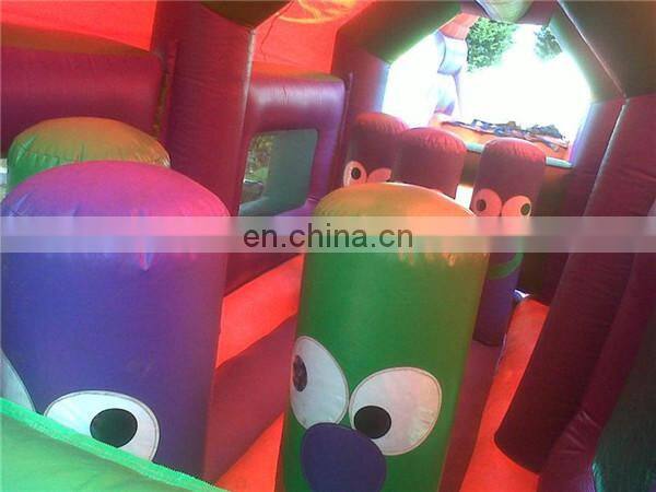China Factory Free blower for inflatable obstacle course toy for kids