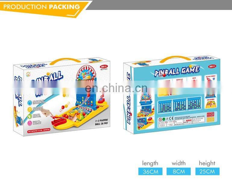 High quality hot sale plastic game toys children pinball machine for kid