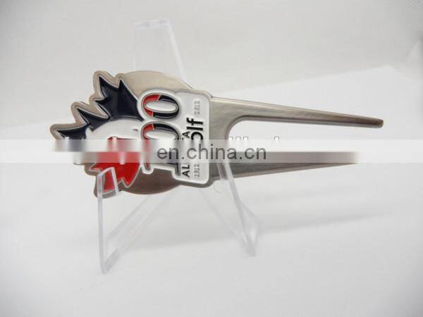 stamping golf design divot tool with custom logo