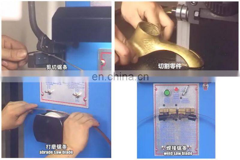 Metal welding function vertical bandsaw machine