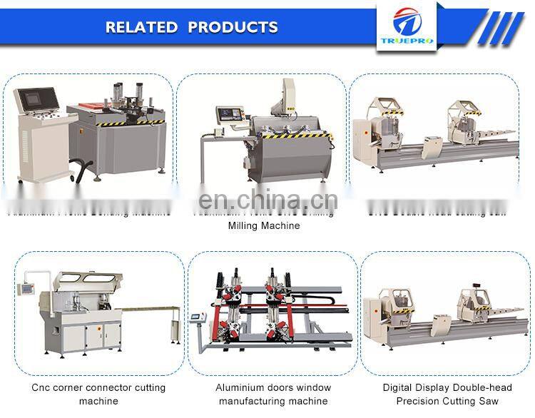 China OEM CNC upvc pvc aluminum double head cutting machine fabrication aluminum