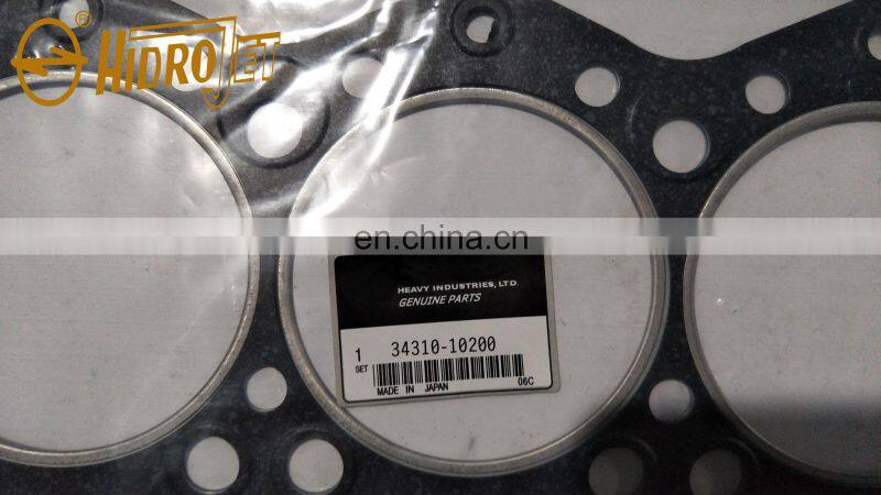 diesel engine parts cylinder head gasket 34310-10200 used for S6K engine