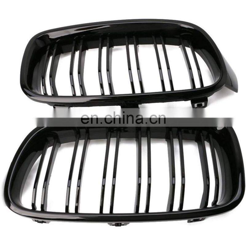Twin FIns Front Kindey for BMW f30 Grille Grill color Gloss Black Grille For BMW F30 F31 2012 Up 3 Series 320i 328i 335i 335i
