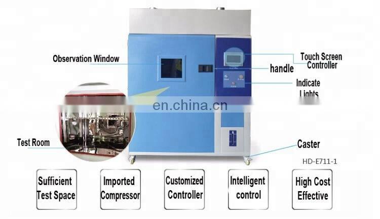 Simulated Xenon Lamp Weather Resistance Aging Tester solar radiation Climatic lamp exposure test chamber