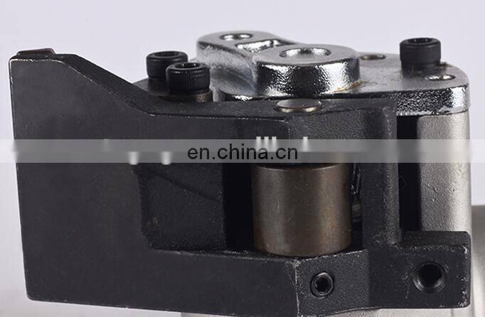 Automatic tensioning of portable iron belt strapping