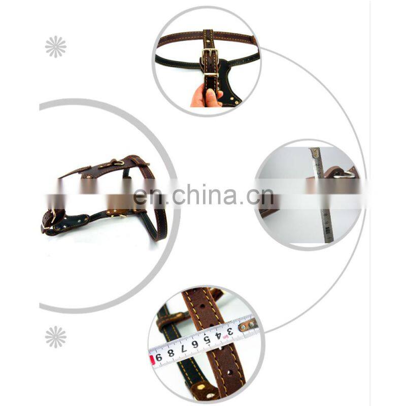 Wholesale Best Selling Pet  Leather Dog Harness Search and Rescue Dog  Harness