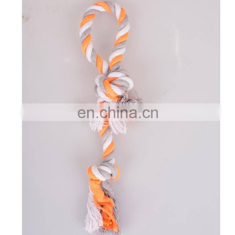 Manufacture OEM Wholesale Pet Molar Bite Toys For Dogs TPR Cotton Rope Chew Toys