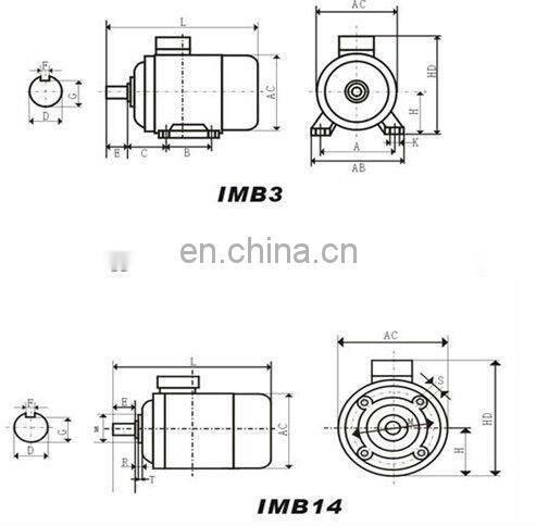 380V aluminum three-phase moter