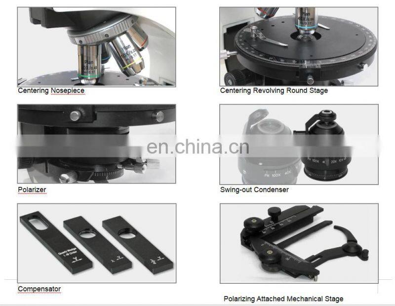 BK-POL/POLF/POLR digital polarizing microscope binocular polarizing microscope