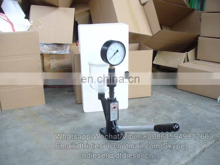 S60H bosch diesel fuel injector injection nozzle tester with with 0-60 Mpa (0-600 bar) pressure gauge in high quality