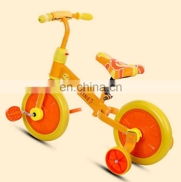 Cheap factory product 2 IN 1 kids steel balance bike children bicycle