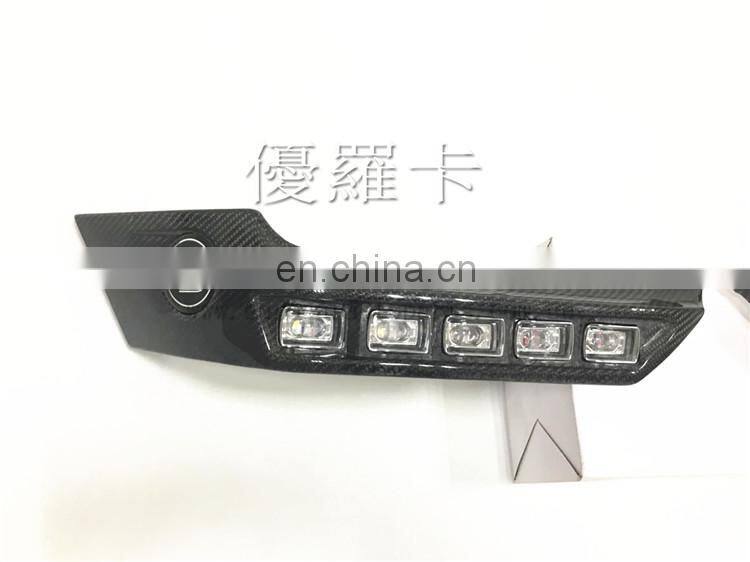 G63 carbon finber front lip fit for G class w463 G63 G65 G500 carbon front skirt with led and B logo