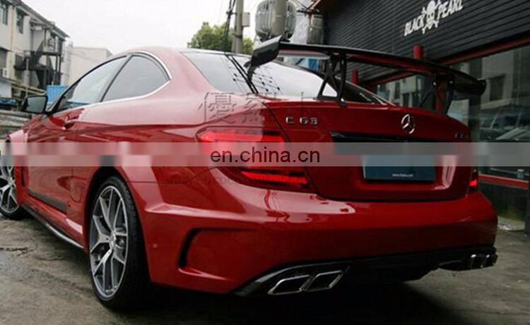 C class w204 BLACK SERIES body kits for w204 C63 FRP and carbon finber material rear wing