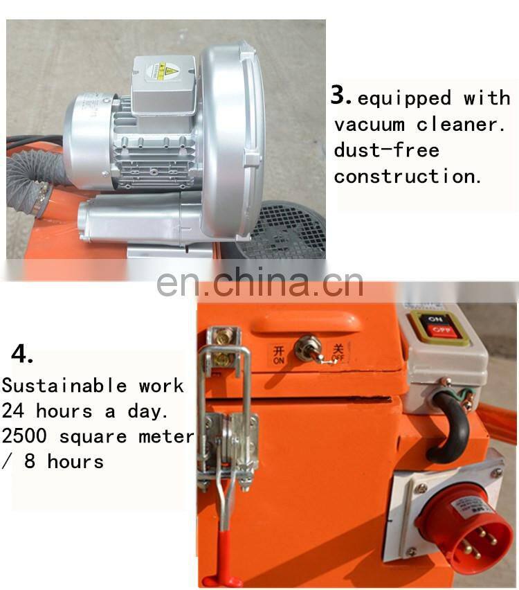 Promotion this month concrete floor grinder with vacuum for grinding