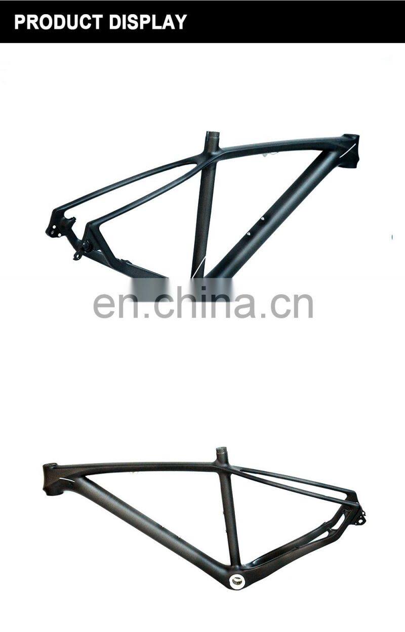 29ER Full Carbon MTB Bicycle Frame Hardtail Toray 700c Mountain Bike Frame EN Standard