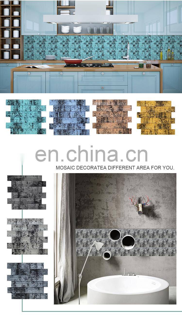 JBN 300X300mm Mosaic Tiles Laminated Glass Mosaic in foshan