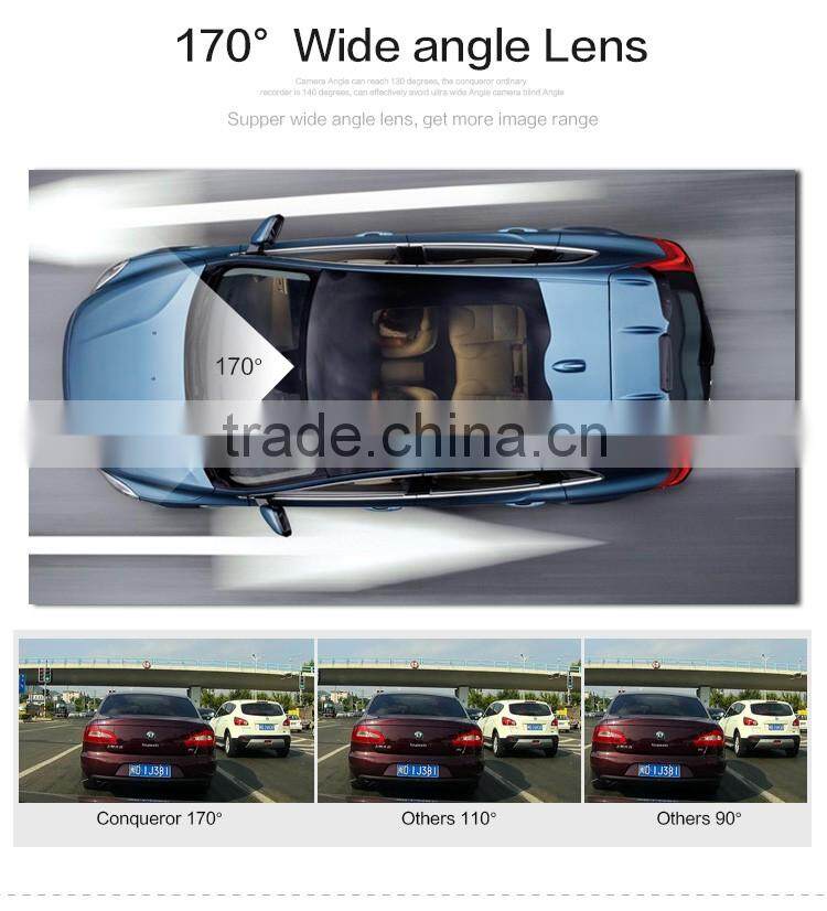 GPS FULL HD Sony lens Car video recorder (DVR) mini dash cam G-9608 with GPS locator