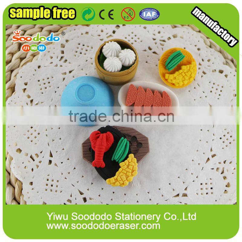 multi colorful vegetables puzzle erasers for kids