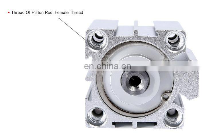 SNS SDA32X25 pneumatic double acting small thin compact air cylinder
