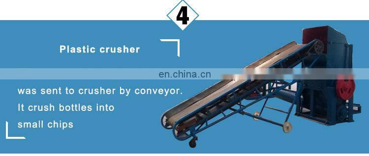 Water-ring plastic bottle crushing and cleaning machine PET material recycling equipment with factory price