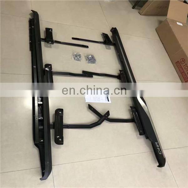 Aluminum Alloy car running board side step bar for Toyota CHR 2018