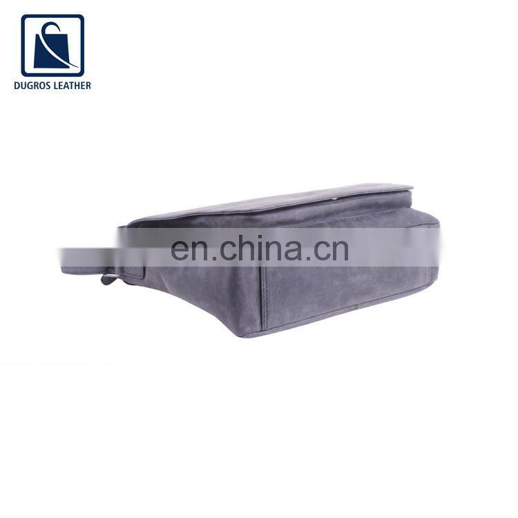 Bulk Quantity Supplier of Anthracite Fitting Men Genuine Leather Business Bag from India
