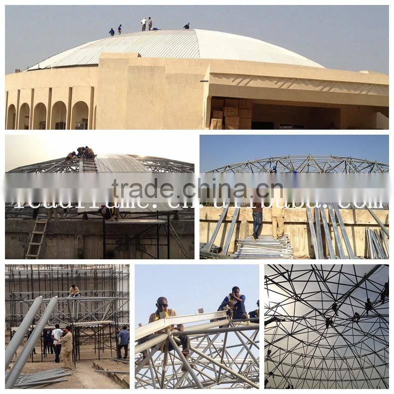 Long span steel structure conference hall design