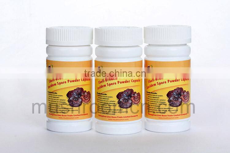 High Shell Broken Rate Shell Broken Ganoderma Ludicum Mushroom Spore Capsule