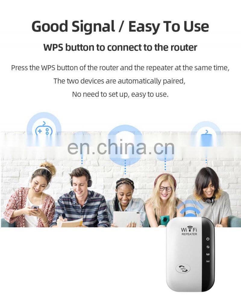 SDS1248 ALLINGE WiFi Repeater 300Mbps Wireless Long Range Signal Portable Wi-fi Signal Booster Expander Amplifier