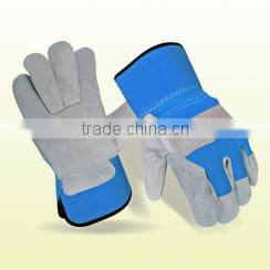 industrial split leather working gloves