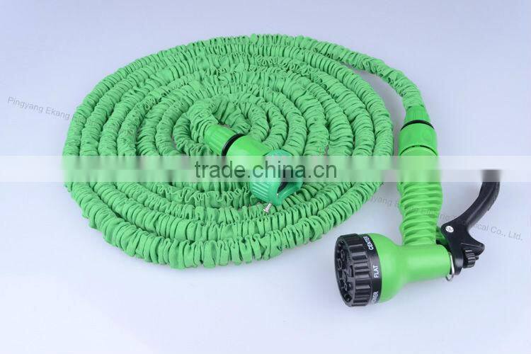 Expanding elastic garden watering hose