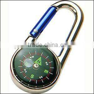Plastic Compass with Carabiner