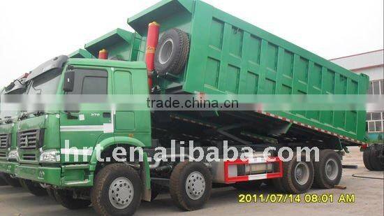 lowest price !!! new condition HOWO dump truck 8*4