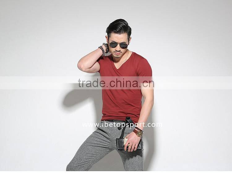 2015 New Model Men's T-shirt Cotton T-shirt with High Quality