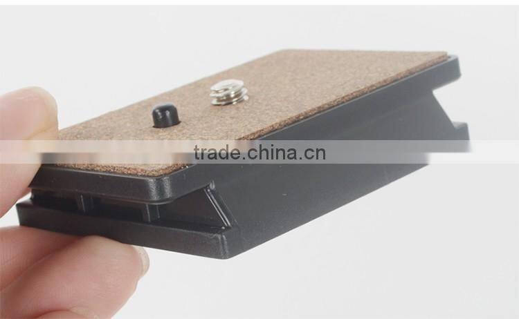 China manfacturer Wholesale best travel tripod Quick release camera plate