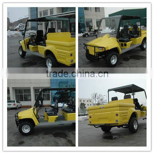 high speed electric car, 4F+1R gear box and clutch, EG6042A, CE approved,