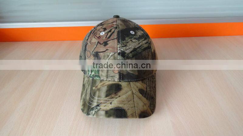 high quality fashion 6 panel camouflage baseball hat