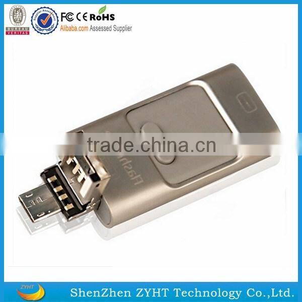 The top hot selling 3 in 1 usb alibaba for apple iphone 6s usb flash drive otg ,mobile phone usb flash drive