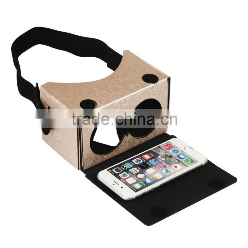 more popular and best price 3d glasses cardboard vr glasses PU