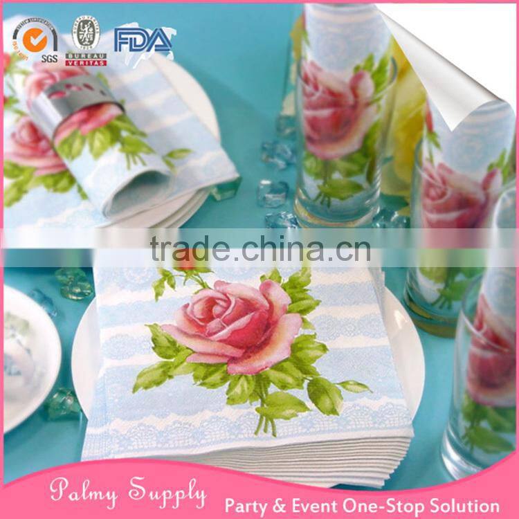 Alibaba manufacturer wholesale printed paper napkin innovative products for import