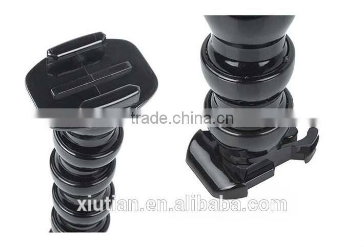 Hot Jaws Flex Clamp Mount 7 Joint Adjustable Neck for GoPro Hero 4 3+ 3 2 1 sj4000 Xiaomi Yi