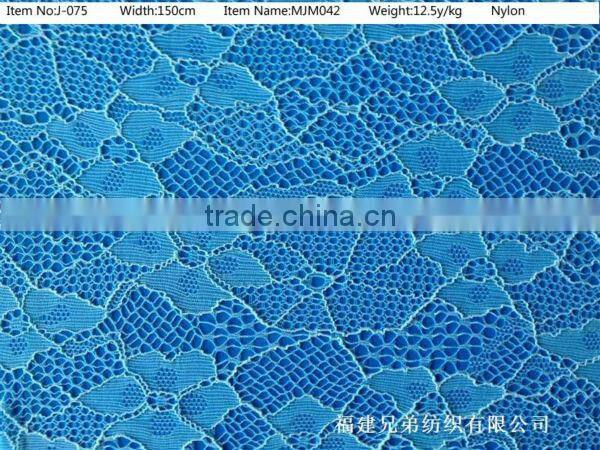 Own Design Eyelash Lace fabric for lady Apparels