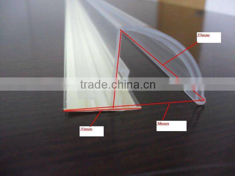 pvc price tags price holder for suppermarket