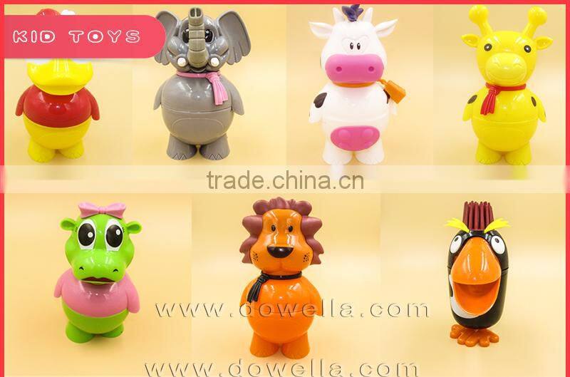 plastic animal design ice cream cup