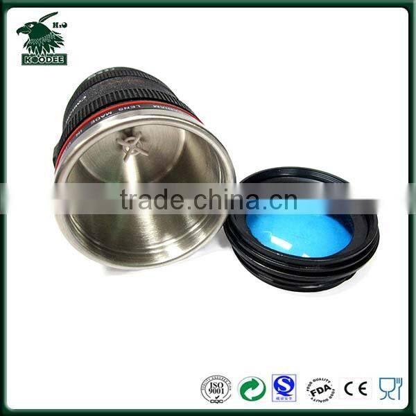 Double Wall Insulated self-stirring coffee mug