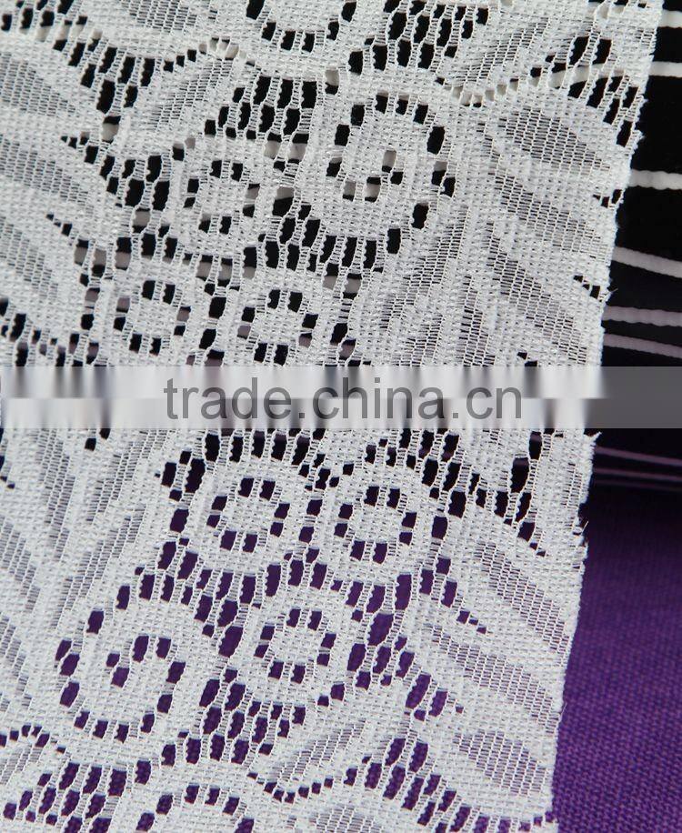 wholesale beautiful in stock 100 poly wedding embroidery white lace fabric for wedding dress