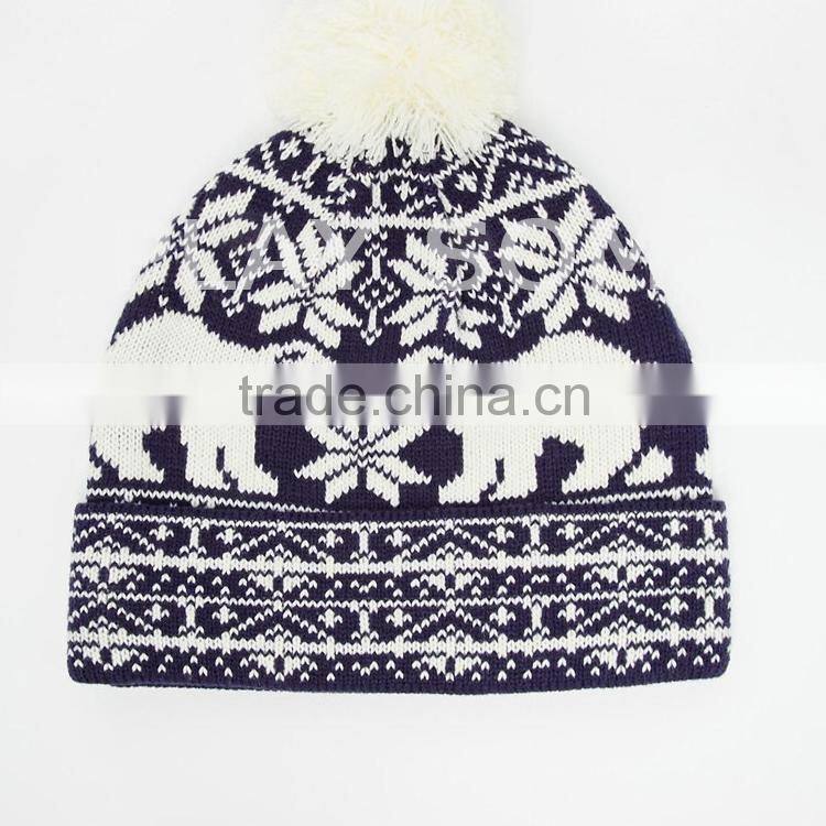 simple chunky crochet santa hat for men