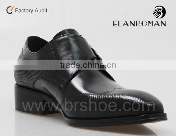Genuine leather monk shoes for men dress shoes